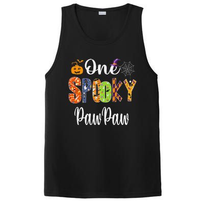 Grandpa Family Halloween Matching One Spooky PawPaw PosiCharge Competitor Tank