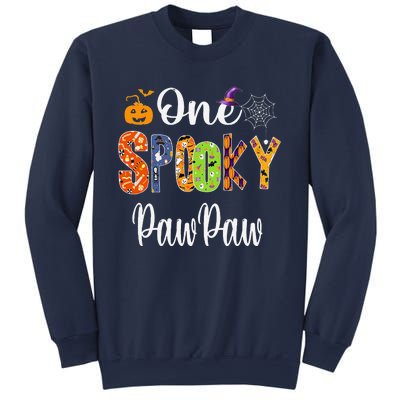 Grandpa Family Halloween Matching One Spooky PawPaw Sweatshirt