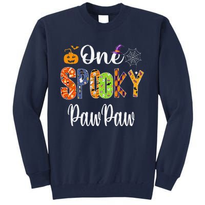 Grandpa Family Halloween Matching One Spooky PawPaw Tall Sweatshirt