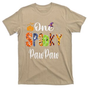 Grandpa Family Halloween Matching One Spooky PawPaw T-Shirt