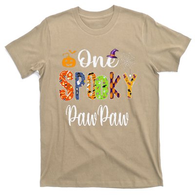 Grandpa Family Halloween Matching One Spooky PawPaw T-Shirt