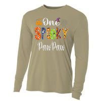 Grandpa Family Halloween Matching One Spooky PawPaw Cooling Performance Long Sleeve Crew