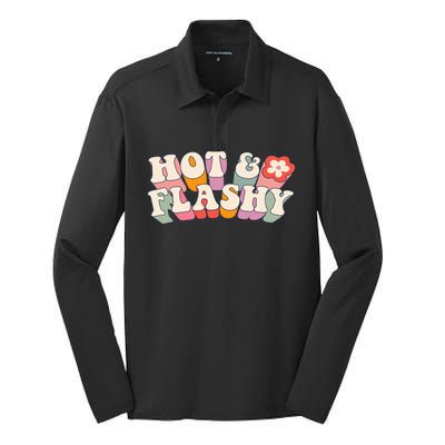 gift for Hot and Flashy Menopause hot flashes Silk Touch Performance Long Sleeve Polo