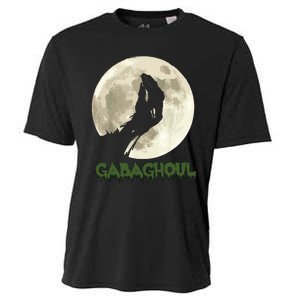 Gabaghoul Funny Hand Moon Halloween Cooling Performance Crew T-Shirt