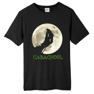 Gabaghoul Funny Hand Moon Halloween Tall Fusion ChromaSoft Performance T-Shirt