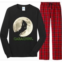 Gabaghoul Funny Hand Moon Halloween Long Sleeve Pajama Set