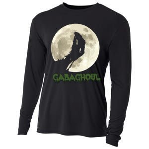 Gabaghoul Funny Hand Moon Halloween Cooling Performance Long Sleeve Crew