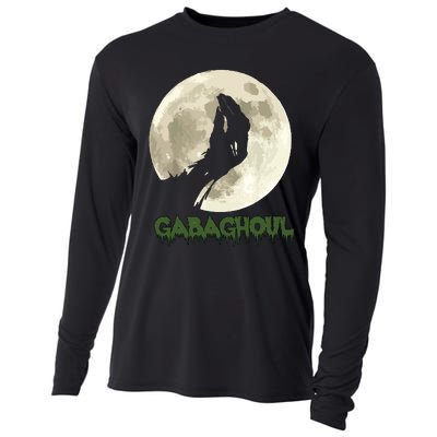 Gabaghoul Funny Hand Moon Halloween Cooling Performance Long Sleeve Crew