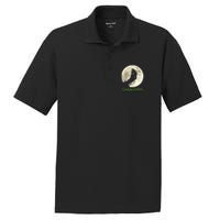 Gabaghoul Funny Hand Moon Halloween PosiCharge RacerMesh Polo