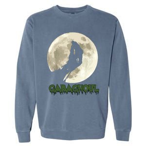 Gabaghoul Funny Hand Moon Halloween Garment-Dyed Sweatshirt