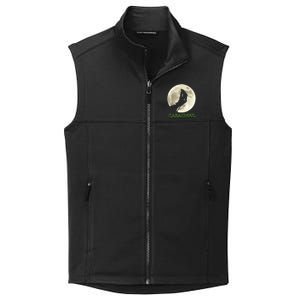 Gabaghoul Funny Hand Moon Halloween Collective Smooth Fleece Vest