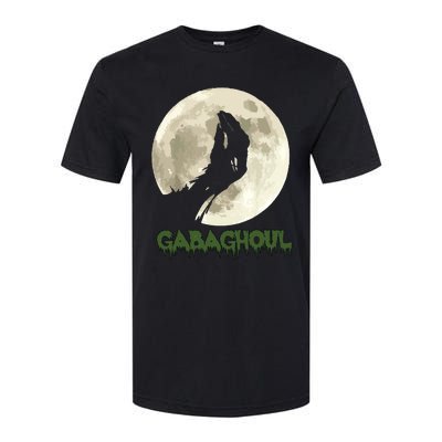 Gabaghoul Funny Hand Moon Halloween Softstyle CVC T-Shirt