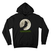 Gabaghoul Funny Hand Moon Halloween Gift Hoodie