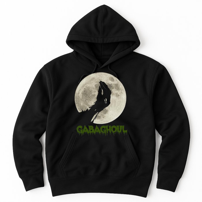 Gabaghoul Funny Hand Moon Halloween Gift Hoodie