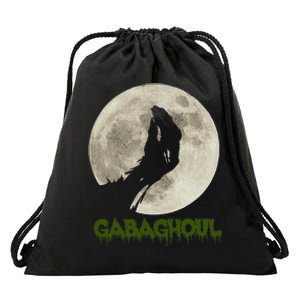 Gabaghoul Funny Hand Moon Halloween Gift Drawstring Bag