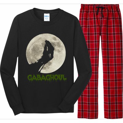 Gabaghoul Funny Hand Moon Halloween Gift Long Sleeve Pajama Set