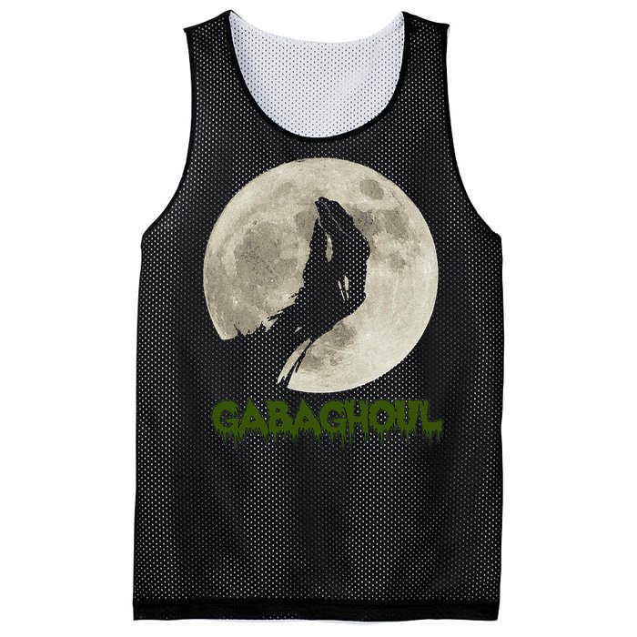 Gabaghoul Funny Hand Moon Halloween Gift Mesh Reversible Basketball Jersey Tank