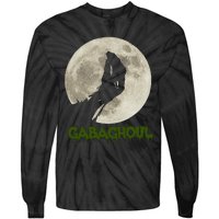 Gabaghoul Funny Hand Moon Halloween Gift Tie-Dye Long Sleeve Shirt