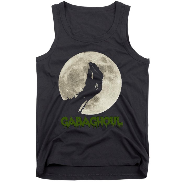 Gabaghoul Funny Hand Moon Halloween Gift Tank Top