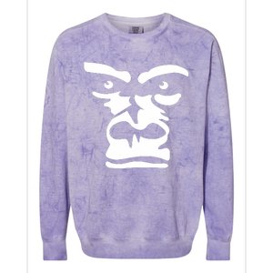 Gorilla Face Iconic Stylish Monkey Colorblast Crewneck Sweatshirt