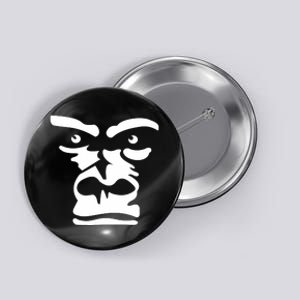 Gorilla Face Iconic Stylish Monkey Button