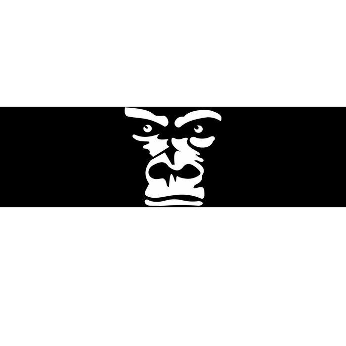 Gorilla Face Iconic Stylish Monkey Bumper Sticker