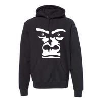 Gorilla Face Iconic Stylish Monkey Premium Hoodie