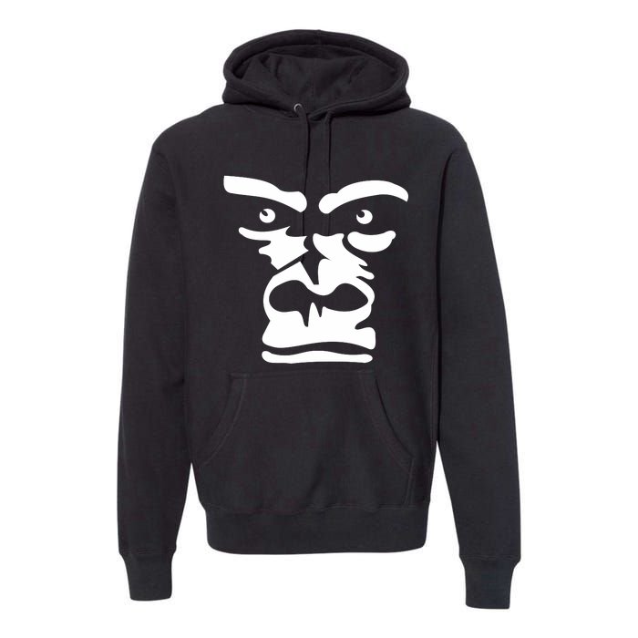 Gorilla Face Iconic Stylish Monkey Premium Hoodie