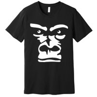 Gorilla Face Iconic Stylish Monkey Premium T-Shirt