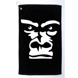 Gorilla Face Iconic Stylish Monkey Platinum Collection Golf Towel