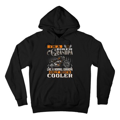 Gentlemen Funny Im A Biker Grandpa Saying Motorcycle Hoodie