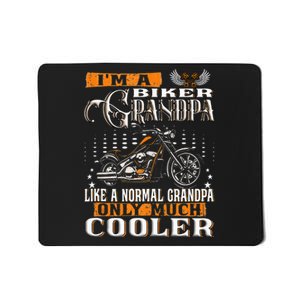 Gentlemen Funny Im A Biker Grandpa Saying Motorcycle Mousepad