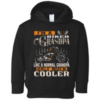 Gentlemen Funny Im A Biker Grandpa Saying Motorcycle Toddler Hoodie