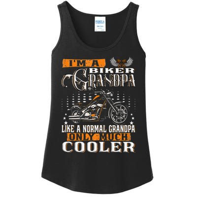 Gentlemen Funny Im A Biker Grandpa Saying Motorcycle Ladies Essential Tank