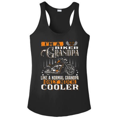 Gentlemen Funny Im A Biker Grandpa Saying Motorcycle Ladies PosiCharge Competitor Racerback Tank