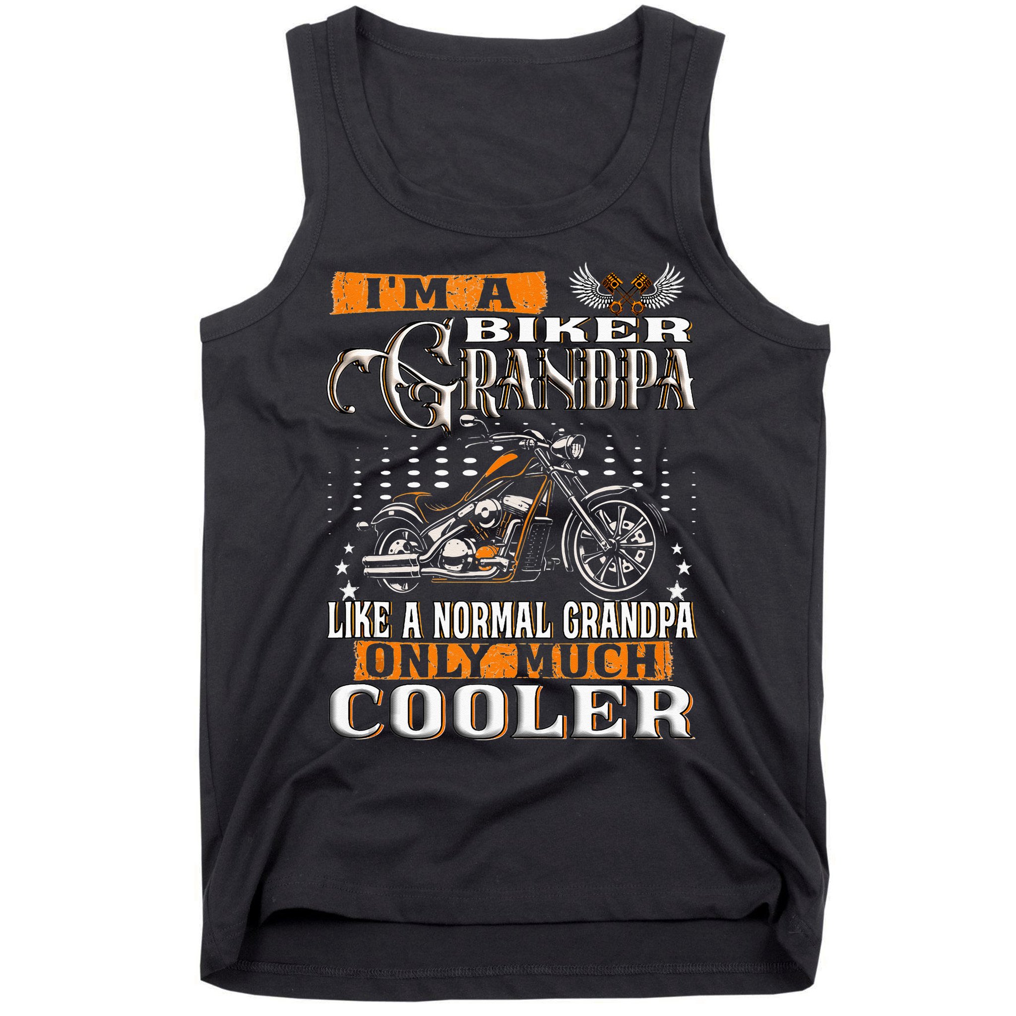 Gentlemen Funny Im A Biker Grandpa Saying Motorcycle Tank Top