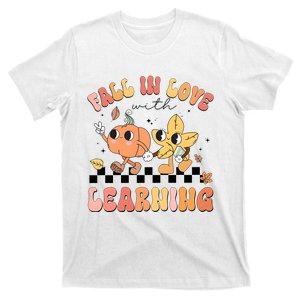 Groovy Fall In Love With Learning Autumn T-Shirt