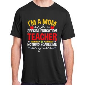 Groovy Funny It's Me Hi I'm The Teacher It's Me Adult ChromaSoft Performance T-Shirt