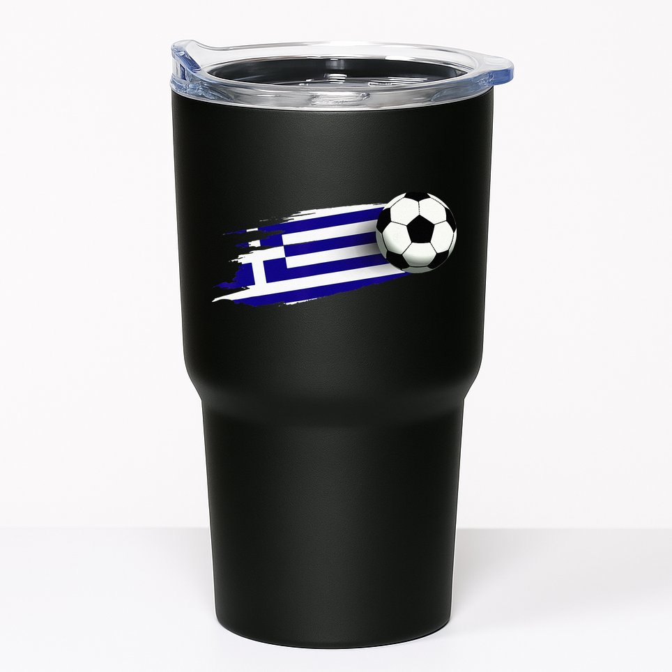 Greece Flag Jersey Greek Soccer Team Greek Tumbler