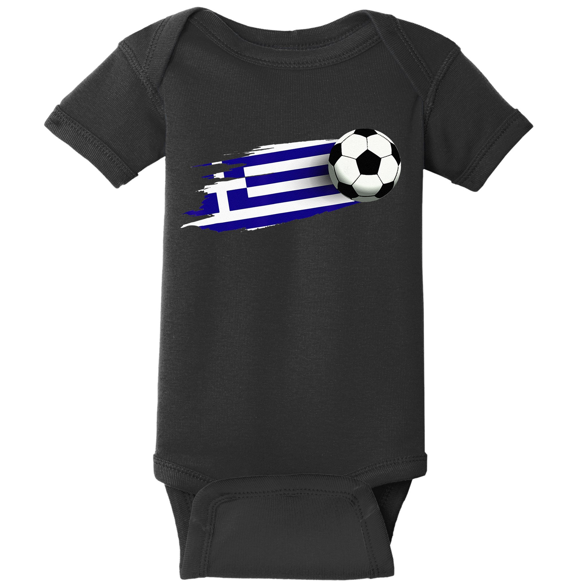 Greece Flag Jersey Greek Soccer Team Greek Baby Bodysuit