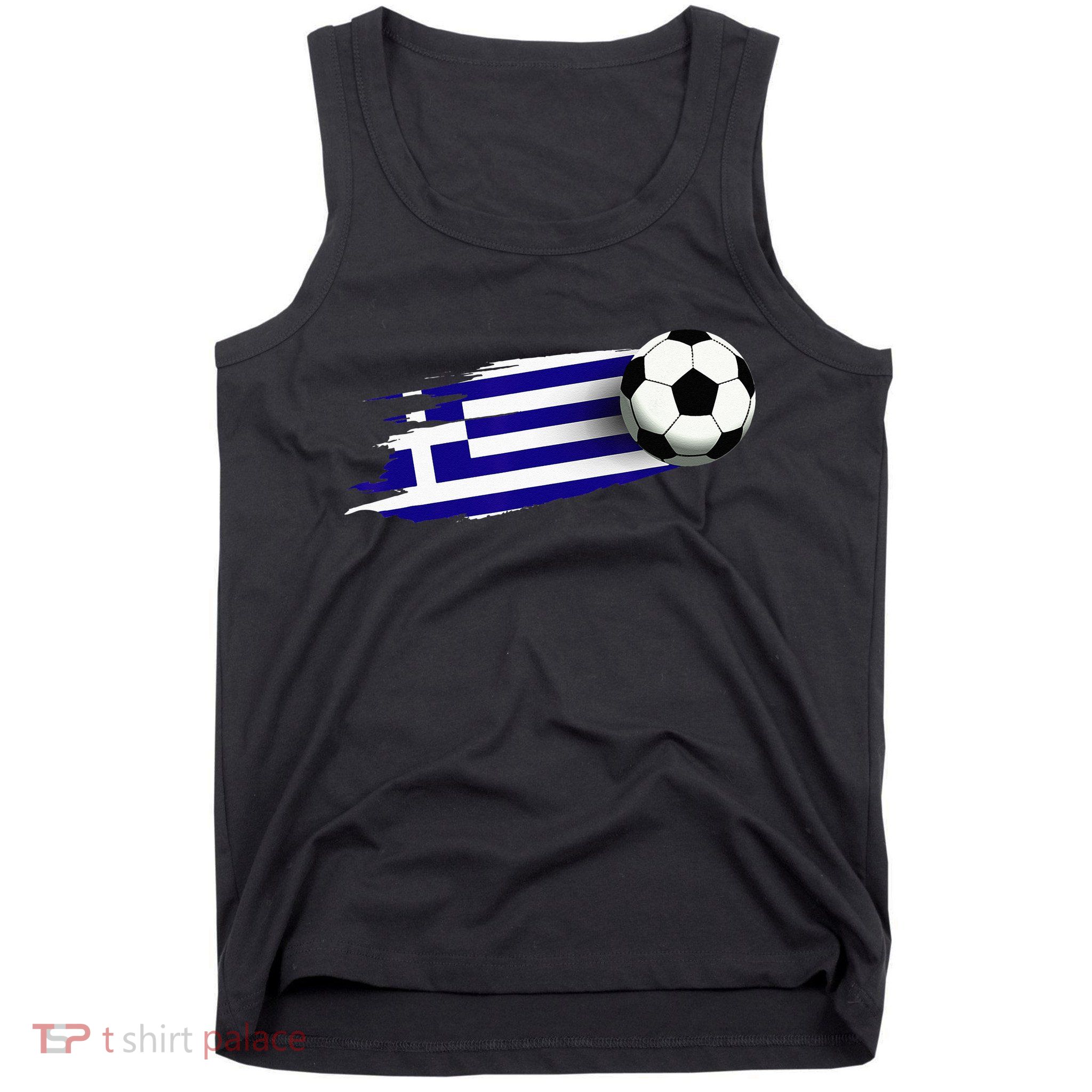 Greece Flag Jersey Greek Soccer Team Greek Tank Top
