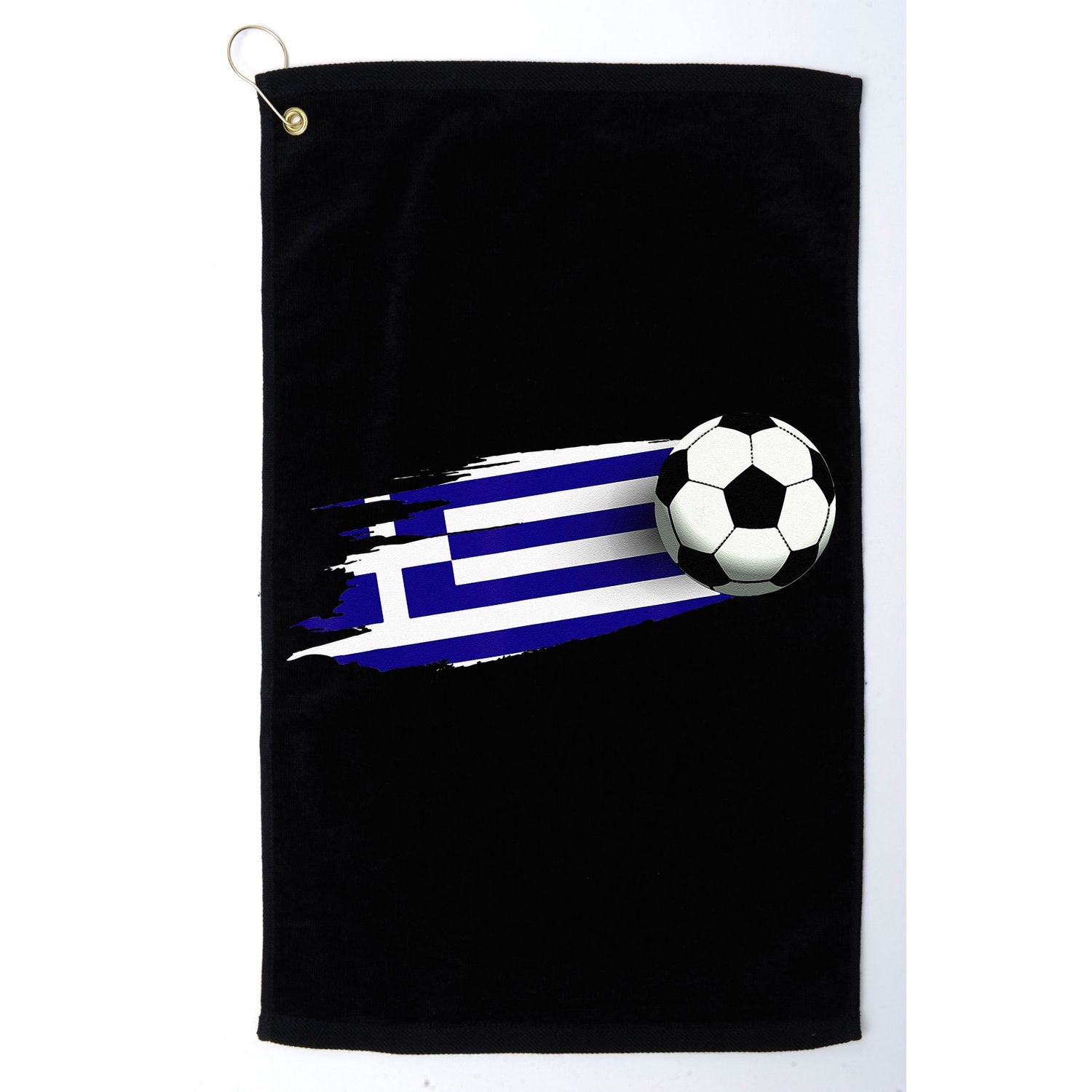 Greece Flag Jersey Greek Soccer Team Greek Golf Towel