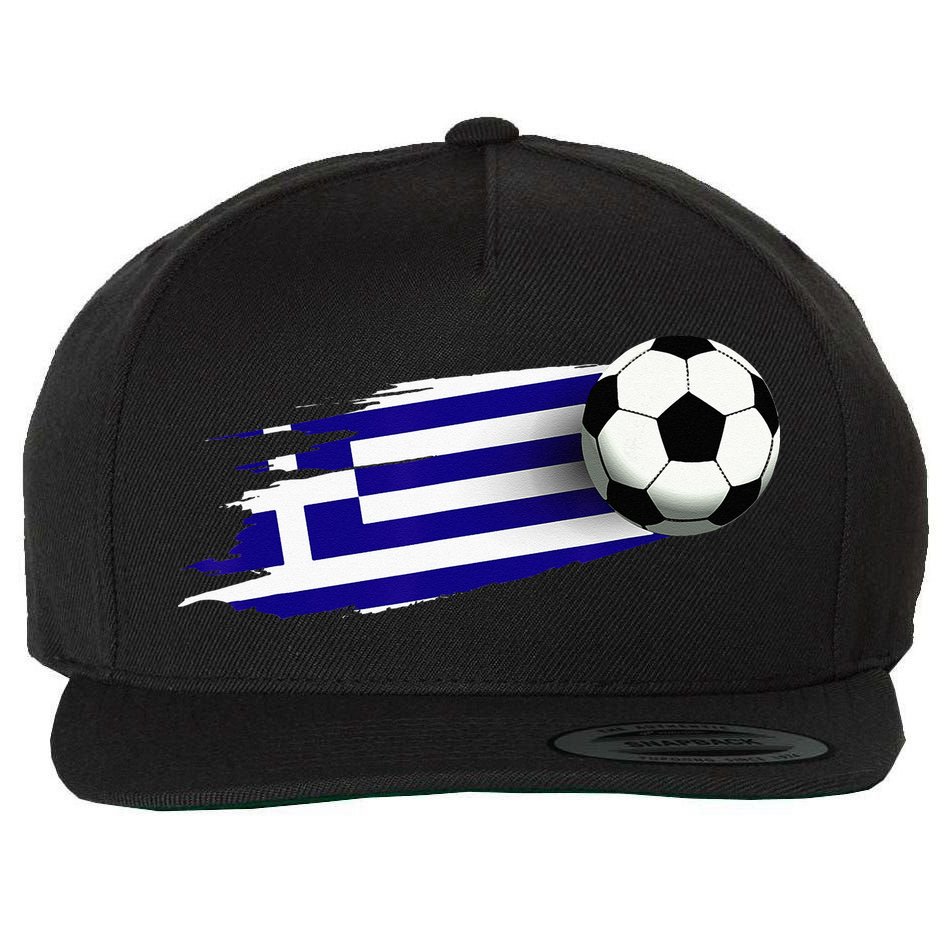Greece Flag Jersey Greek Soccer Team Greek Wool Snapback Cap