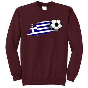 Greece Flag Jersey Greek Soccer Team Greek Tall Sweatshirt