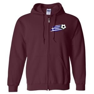 Greece Flag Jersey Greek Soccer Team Greek Full Zip Hoodie