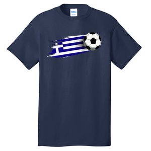 Greece Flag Jersey Greek Soccer Team Greek Tall T-Shirt