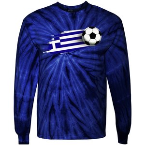 Greece Flag Jersey Greek Soccer Team Greek Tie-Dye Long Sleeve Shirt