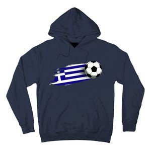 Greece Flag Jersey Greek Soccer Team Greek Tall Hoodie