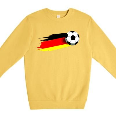 Germany Flag Jersey German Soccer Team German Premium Crewneck Sweatshirt