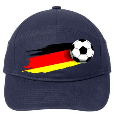 Germany Flag Jersey German Soccer Team German 7-Panel Snapback Hat